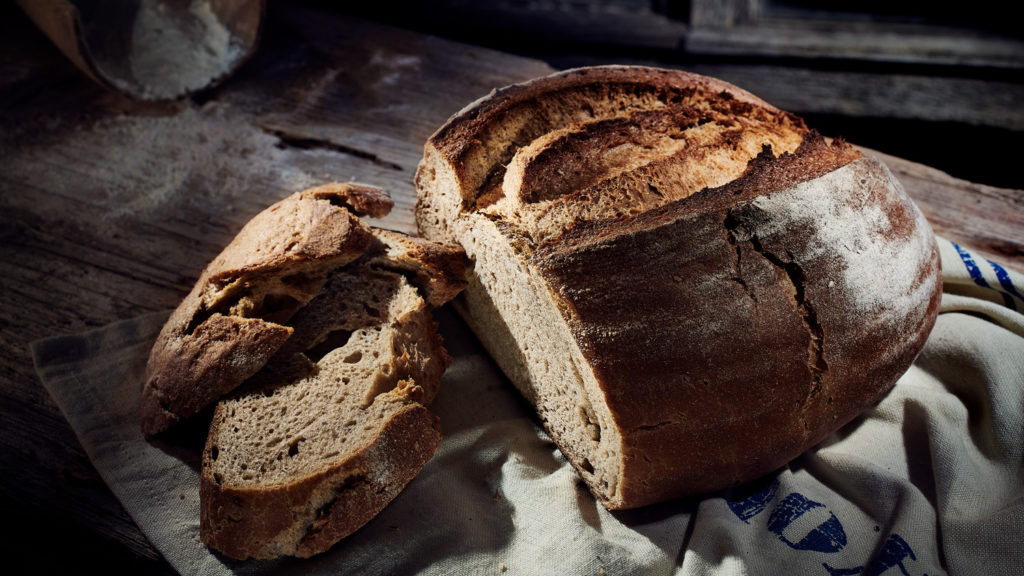 Food-Fotografie von Brot und Backwaren