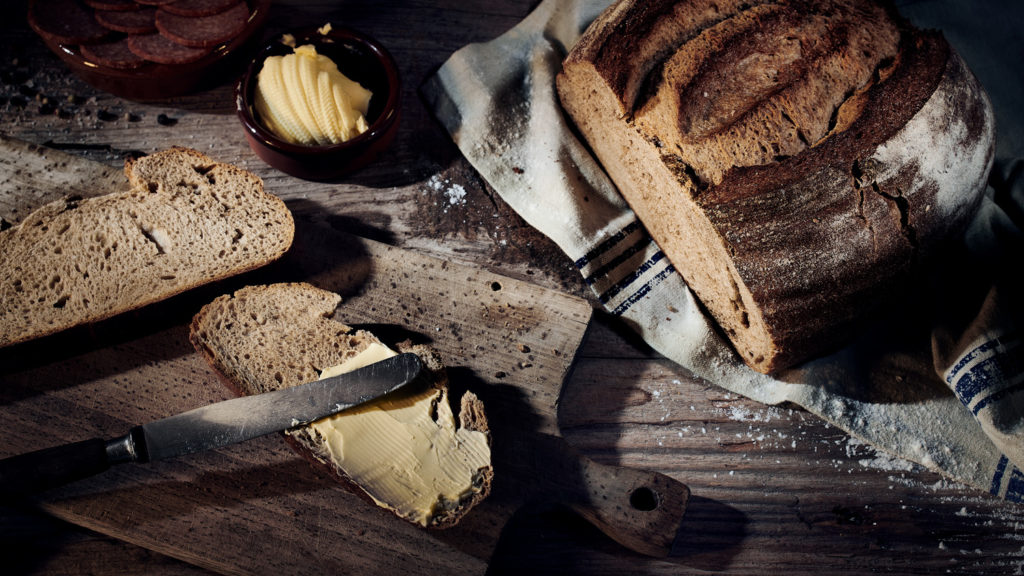 Food-Fotografie von Brot und Backwaren