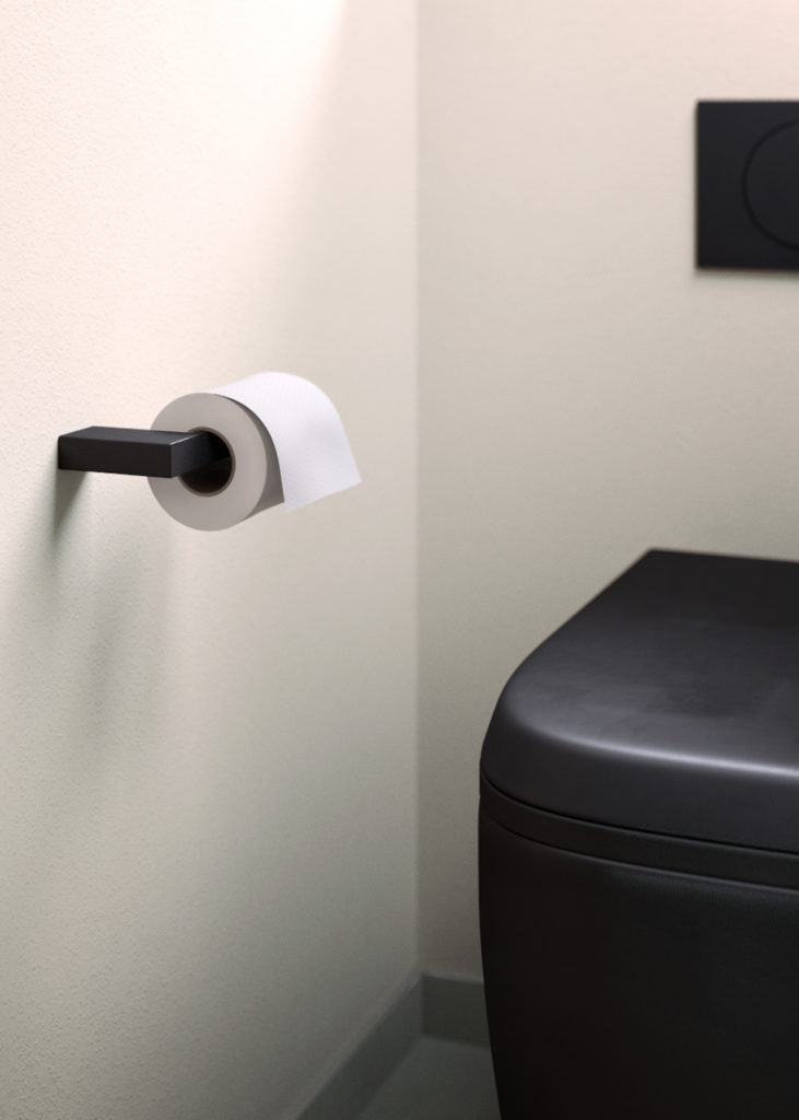 STILL-LIFE & VIRTUELLE WELTEN & ANIMATION Metallbude Toilettenpapierhalter